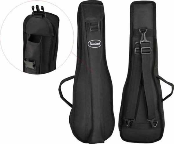 Steinbach Violinen-Koffer 1/2 Geigentasche Gigbag 25 mm Polsterung mit Rucksackgurten für Vio...