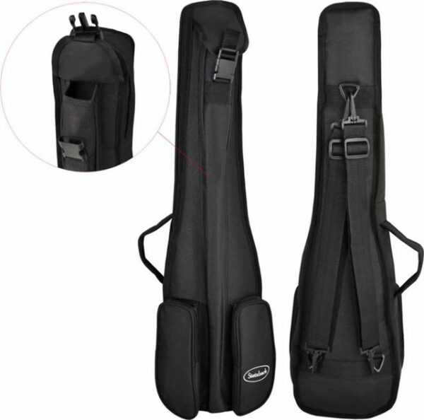 Steinbach Violinen-Koffer 3/4 Geigentasche Gigbag 25 mm Polsterung mit Rucksackgurten für Vio...