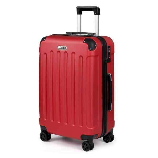 TAN.TOMI Handgepäckkoffer Koffer Trolley Rollkoffer Reisekoffer Handgepäck 4 Rollen (M-L-XL), 4 Rollen, Trolley Handgepäck Große Kapazität mit 4 Rollen und TSA Schloss