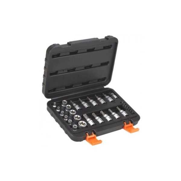 Torx Stecknuss Steckschlüssel Satz im Koffer 29 teiliges Set