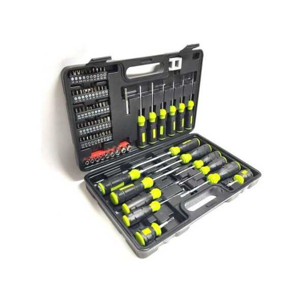 Trade Shop Traesio - koffer set schraubendrehereinsätze schraubendreherbits 78 tlg torx kreuzschlitz torx y u