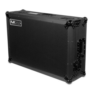 UDG Koffer, Ultimate Flightcase Pioneer DDJ-FLX10 Black Plus Laptop Shelf+Wheels