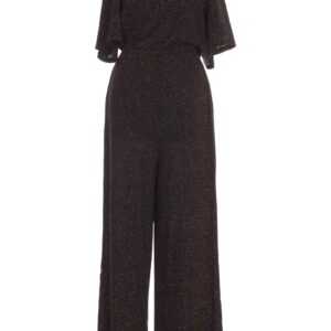 Vila Damen Jumpsuit/Overall, schwarz