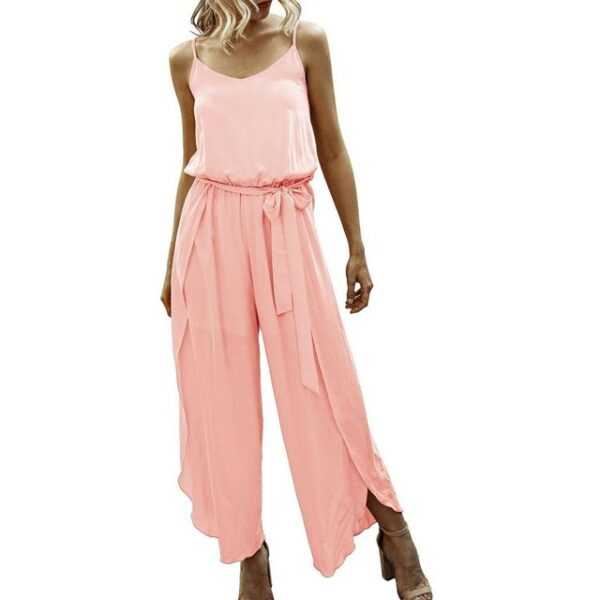 ZWY Jumpsuit Jumpsuit Women's Summer Long Beach Jumpsuit Women's