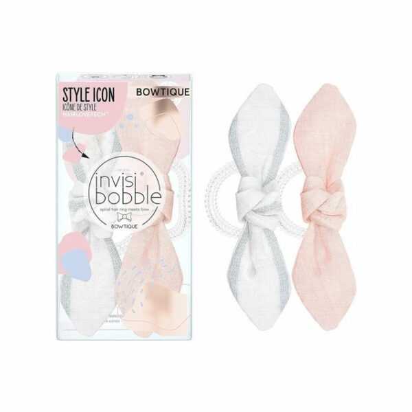 invisibobble Haargummi Hair band with bow Bowtique Duo Nordic Breeze Summer Lemming Go 2 pcs