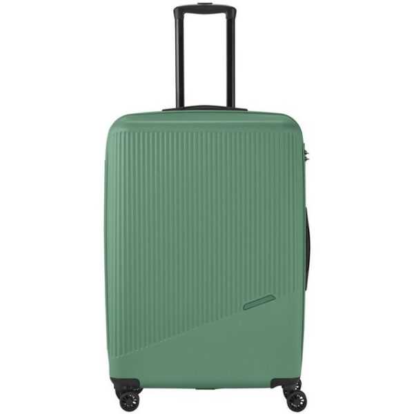 travelite Trolley Bali 4-Rollen 4-Rad ABS Hartschalen Trolley Koffer L 77 cm, 4 Rollen, TSA-Zahlenschloss dreistellig, multidirektionale Dopplerollen