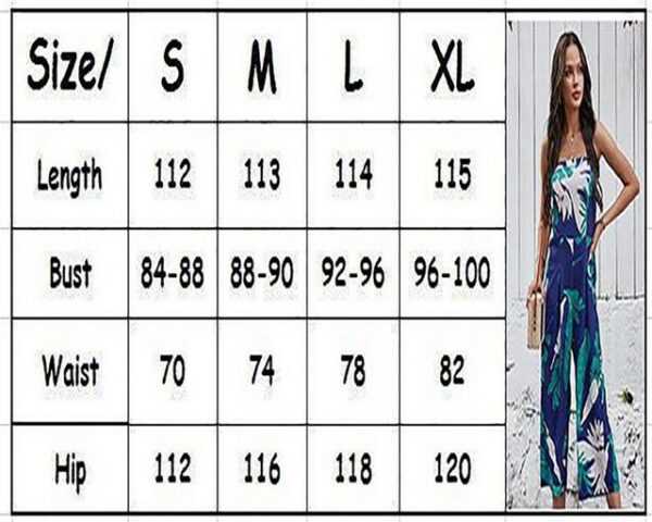 AFAZ New Trading UG Jumpsuit Wrap Digital Printed Jumpsuit Weite Hose Damenbekleidung