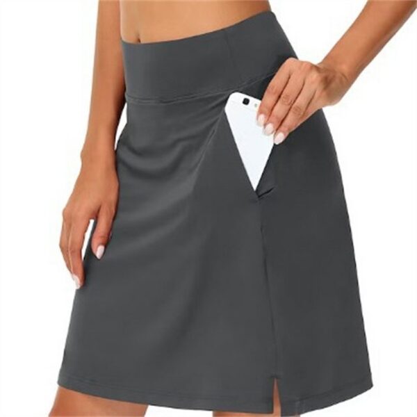 AFAZ New Trading UG Skort Sport-Culottes, Yoga, Fitness, Anti-Exposition, mittellanger Rock