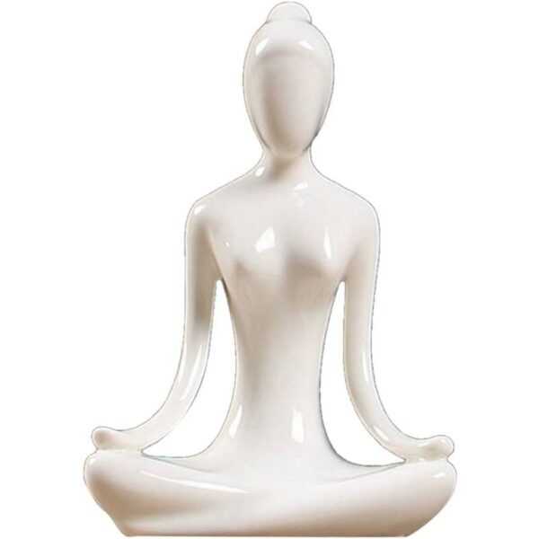 Amirror Smart Ug - Zen Skulptur Figur Yoga Denker Statue Garten Ornament Home Cafe