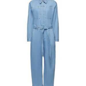 Esprit Overall Jeans-Jumpsuit mit Gürtel