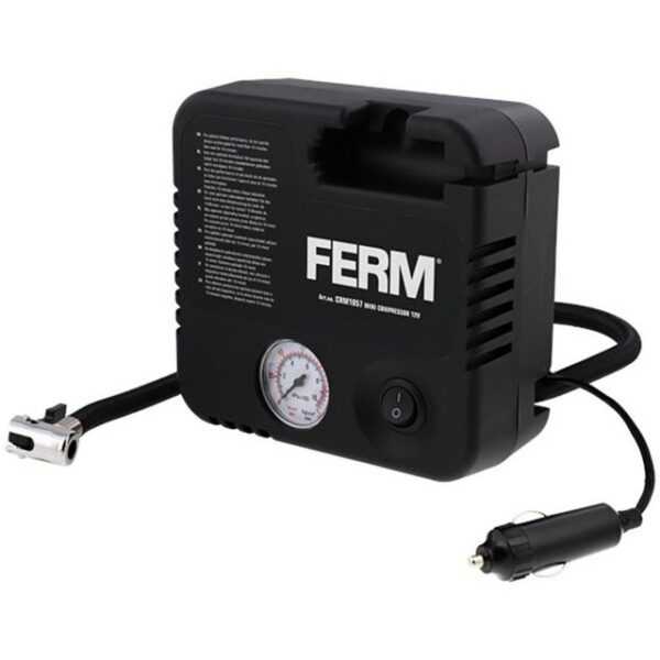 Ferm Koffer-Kompressor Luftkompressor Mini-Kompressor 10 Bar, 12 Volt, 1-tlg.