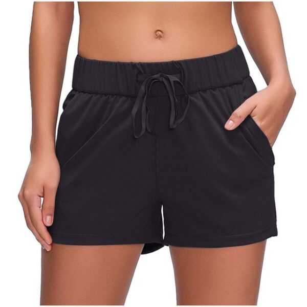 KIKI Shorts Damen Yoga Casual Shorts Wandern Sommer