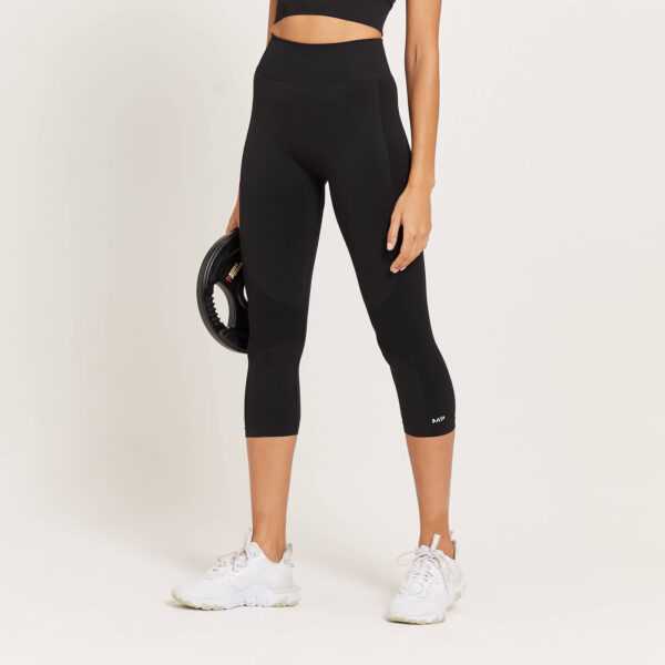 MP Curve 3/4-Leggings mit hoher Taille für Damen - Schwarz - XS