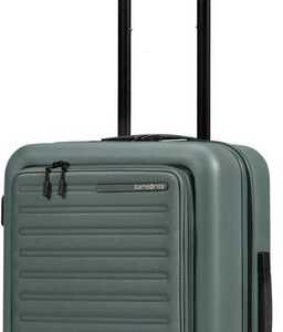 Samsonite Hartschalen-Trolley Stackd, 55 cm, 4 Rollen, Handgepäck Koffer Volumenerweiterung USB-Schleuse TSA-Zahlenschloss