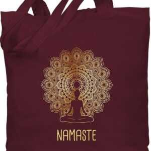 Shirtracer Umhängetasche Namaste Yoga Chakra Mandala, Yoga