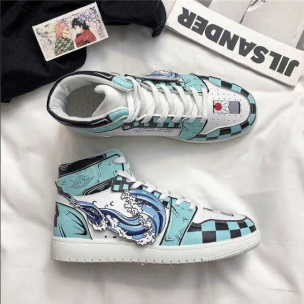 UE Stock Unisex Anime Demon Slayer Cosplay Streetwear Freizeit Turnschuhe Gr.37 Sneaker Anime-inspiriertes Design