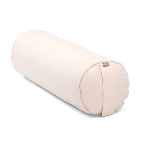 Yoga-Bolster (rund) Eco, Dinkelhülsen Natur