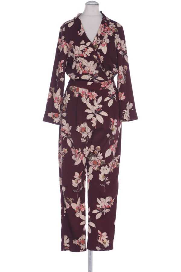 ZARA Damen Jumpsuit/Overall, bordeaux