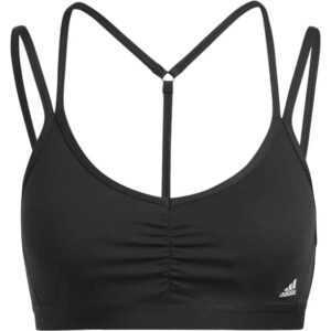 adidas Yoga Essentials Light Support Bra Damen Sport BH (Schwarz L/DD ) Laufbekleidung