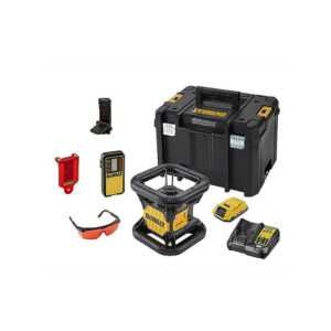 18V Rotationslaserwasserwaage mit Koffer und Zubehör - DCE074D1R - Dewalt