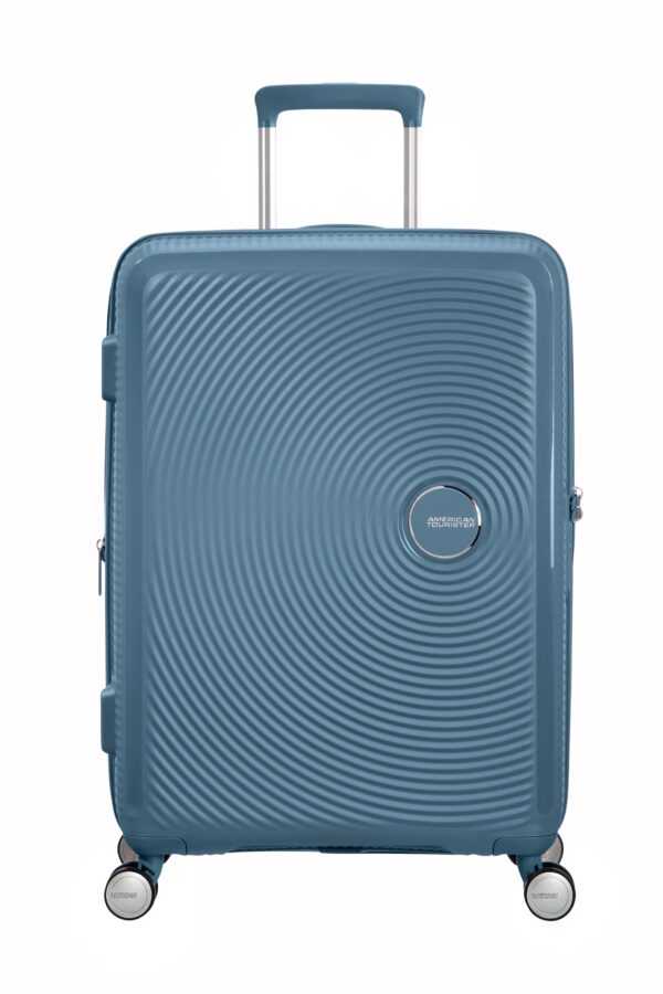 American Tourister Hartschalen-Trolley "Soundbox, 67 cm", 4 Rollen, Koffer mittel groß Reisegepäck Volumenerweiterung TSA-Zahlenschloss