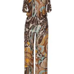 Ana Alcazar Damen Jumpsuit/Overall, braun