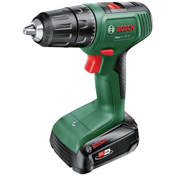 Bosch Home & Garden Akku-Bohrschrauber EasyDrill 18V-40 + SystemBox, inkl. Akku, inkl. Ladegerät, inkl. Koffer, mit Zubehör