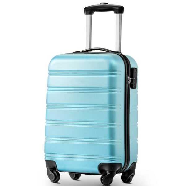 Celya Hartschalen-Trolley Hartschalen-Koffer, Rollkoffer, Reisekoffer, 57×35×23cm, Hauptmaterial :ABS