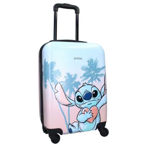 Disney Kinderkoffer Stitch Trolley Koffer Kindertrolley Handgepäck Reisegepäck, 32 Liter