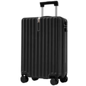 HAUSS SPLOE Hartschalen-Trolley Hartschalen-Koffer Reisekoffer ABS-Material Handgepäck stilvoll, 4 Rollen, 4 Rollen, Handgepäck Trolley Hartschalenkoffer Reise, Erweiterung