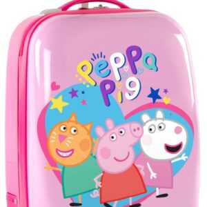 Heys Kinderkoffer "Peppa Pig rosa, 46 cm", 2 Rollen, Kindertrolley Handgepäck-Koffer Kinderreisegepäck