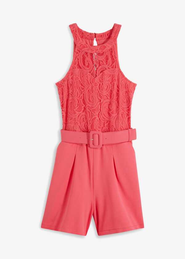 Jumpsuit mit Spitze