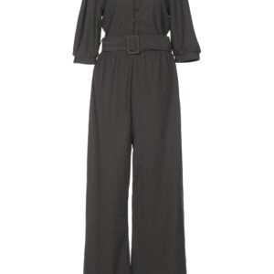 MANGO Damen Jumpsuit/Overall, grün