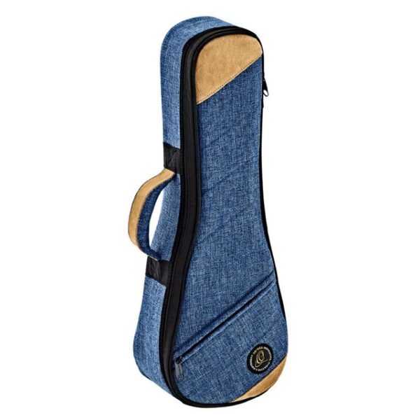 ORTEGA Guitars Ukulelen-Koffer, Softcase Sopran Ukulele Ocean Blue - Tasche für Ukulelen