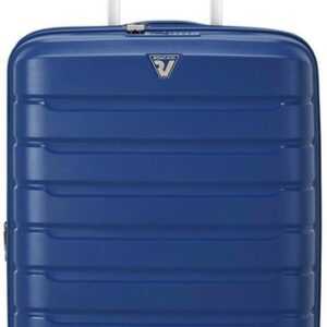 RONCATO Hartschalen-Trolley B-FLYING Carry-on, 55 cm, dunkelblau, 4 Rollen, Handgepäck-Koffer Reisekoffer mit Volumenerweiterung und TSA Schloss