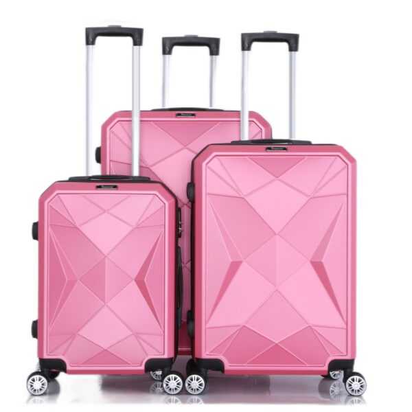 Reisekoffer ABS-03 Koffer 3-teilig Hartschale Trolley Set