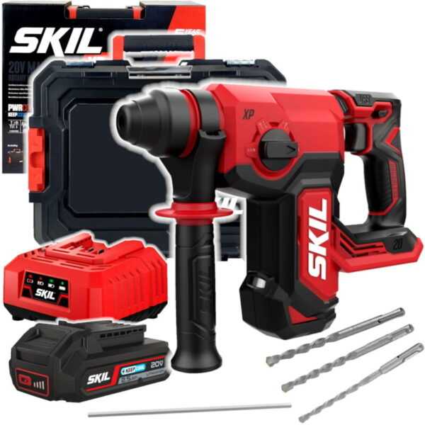 Skil - 20V 3851 jc SDS-plus Akku-Bohrhammer 2.2J (1x2.5Ah Koffer)