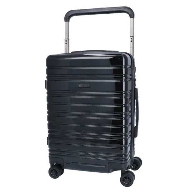 TheTrueC Koffer TheTrueC 4-Rad Trolley 55cm Göteborg Black, 4 Rollen Rollen