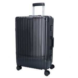 TheTrueC Koffer TheTrueC 4-Rad Trolley 72cm Alu-Rahmen London Black, 4 Rollen Rollen