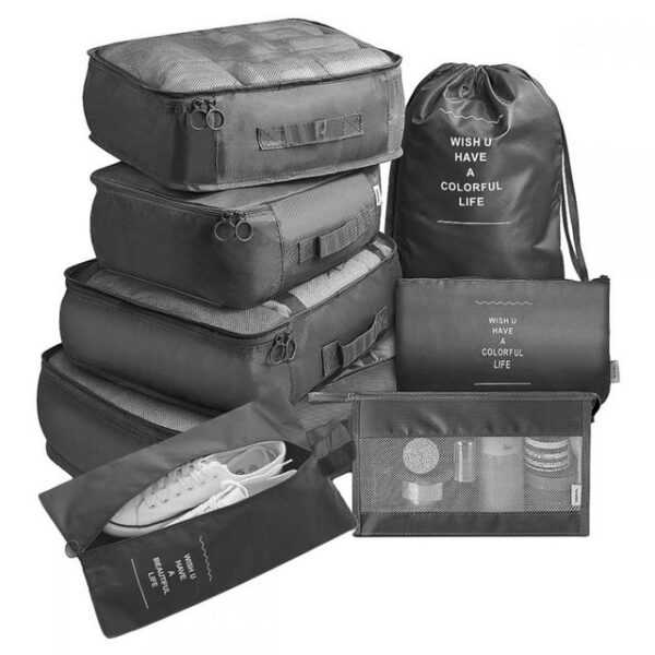 Truyuety Kofferorganizer Koffer Organizer Set,koffer organizer set, Packtaschen für koffer (8-tlg)