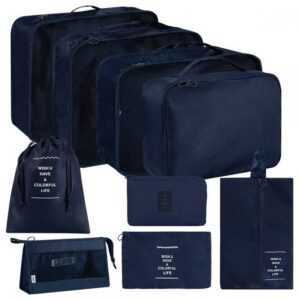 Truyuety Kofferorganizer Koffer Organizer set, Packing Cubes Kleidertaschen Schuhbeutel (9-tlg)