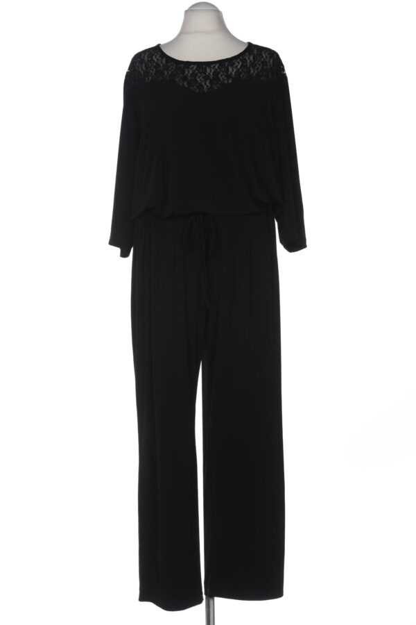 Ulla Popken Damen Jumpsuit/Overall, schwarz