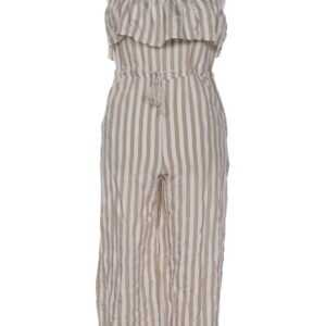 ZARA Damen Jumpsuit/Overall, beige