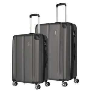 travelite Trolley City 2er Set ABS Hartschalen Trolley 4-Rad Koffer L+M 073041