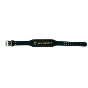 Chiba | Lederguertel - Schwarz/Gold XS