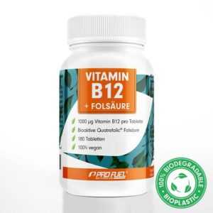 ProFuel | VITAMIN B12 + FOLSàoe?ëURE - 180 Tabletten