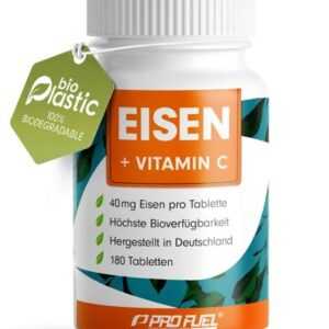 ProFuel | EISEN + nat. Vitamin C - 180 Tabletten