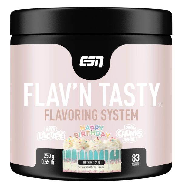 ESN | Flavn Tasty - 250g Birthday Cake