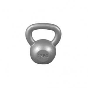 Gorilla Sports | Kettlebell Gusseisen 2-32 kg 12 kg / Grau