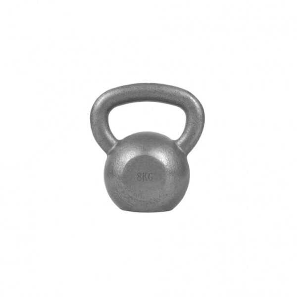 Gorilla Sports | Kettlebell Gusseisen 2-32 kg 8 kg / Grau